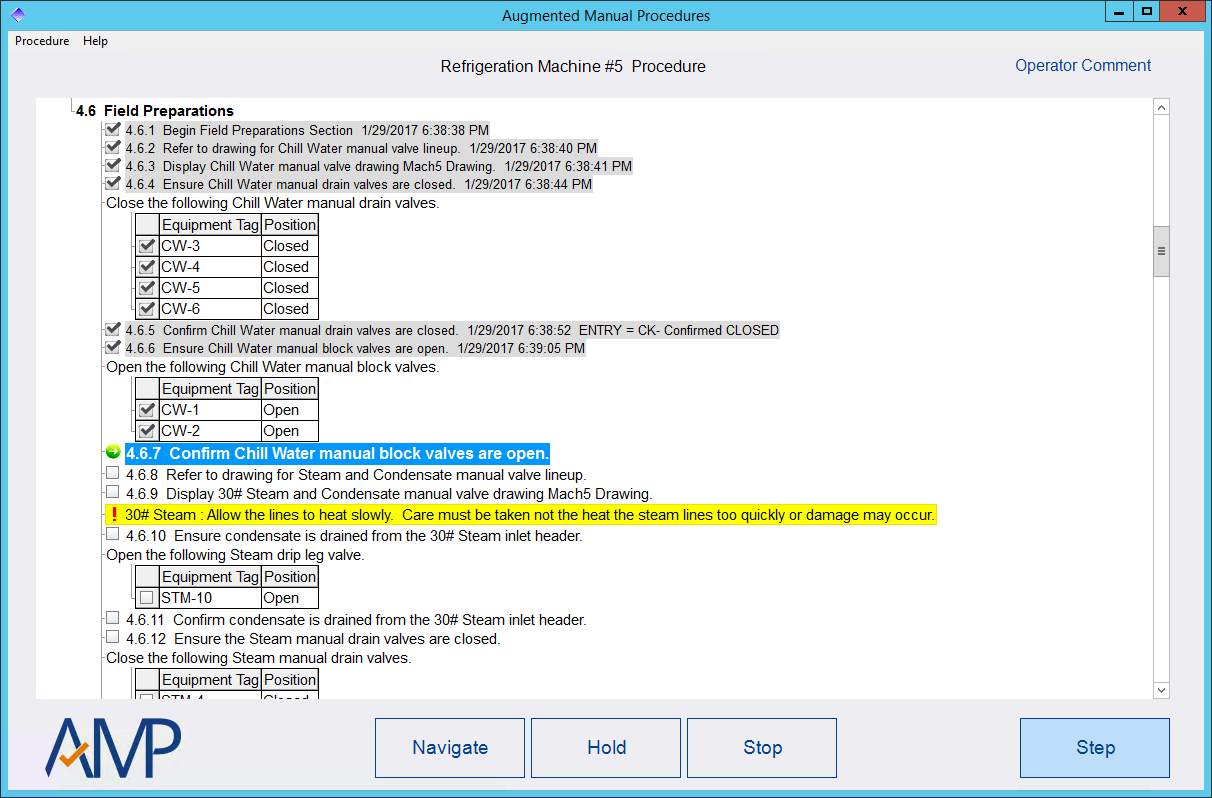Augmented-Manual-Procedures-AMP-software
