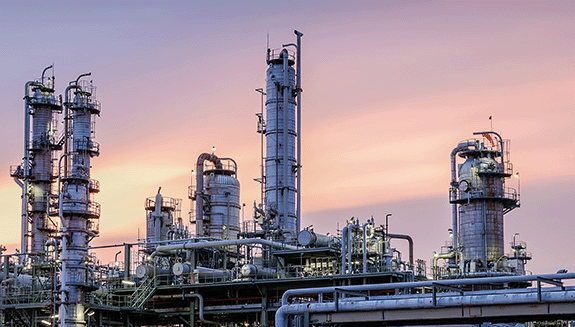 1663606696854 Distillationtowerinfactoryonskysunsetbackground