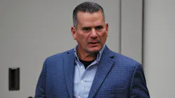 “Front-end consultations about sustainability and energy management are very important.” Rockwell Automation’s Pete Morrell addressed the press, along with colleague Tom O’Reilly, about helping clients work toward their sustainability and net-zero goals at Automation Fair in Chicago. “Front-end consultations about sustainability and energy management are very important.” Rockwell Automation’s Pete Morrell addressed the press, along with colleague Tom O’Reilly, about helping clients work toward their sustainability and net-zero goals at Automation Fair in Chicago.