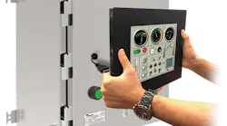 The EZTouch Series 7 HMI features online editing and a two-part assembly that allows the display and touchscreen to be easily replaced without disturbing the logic and communications electronics. The EZTouch Series 7 HMI features online editing and a two-part assembly that allows the display and touchscreen to be easily replaced without disturbing the logic and communications electronics.