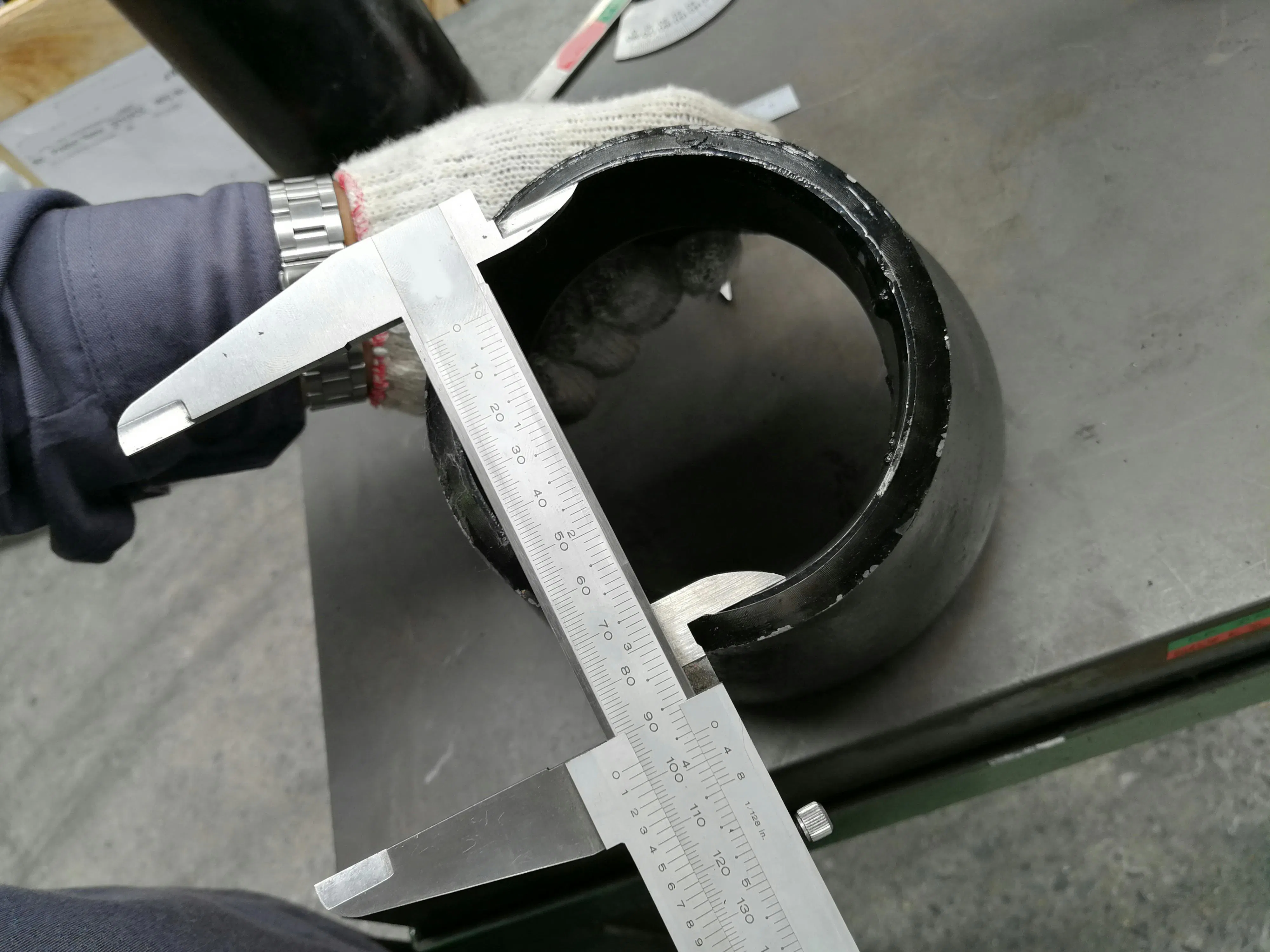 Manufacturers can only calibrate pipe dimensions according to the math available to them.