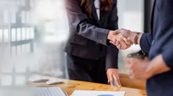 Business handshake for teamwork of business acquisition Business handshake for teamwork of business acquisition