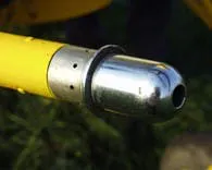 Figure 3: Total pressure port in the center, static pressure ports on the side of the outer tube Figure 3: Total pressure port in the center, static pressure ports on the side of the outer tube