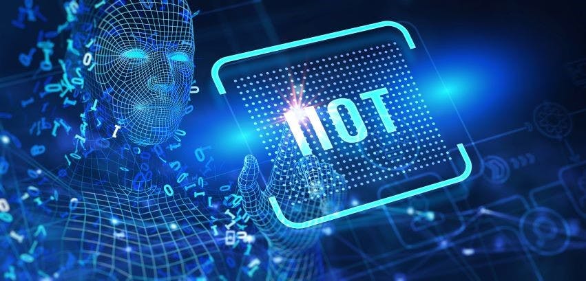 Industrial internet of things concept