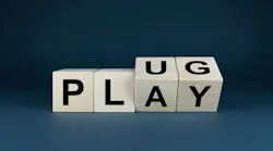 Plug and Play. The cubes form a plug and play expression. Technology concept Plug and Play. The cubes form a plug and play expression. Technology concept
