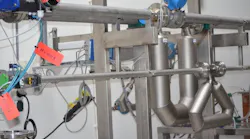 A Coriolis flowmeter in use A Coriolis flowmeter in use