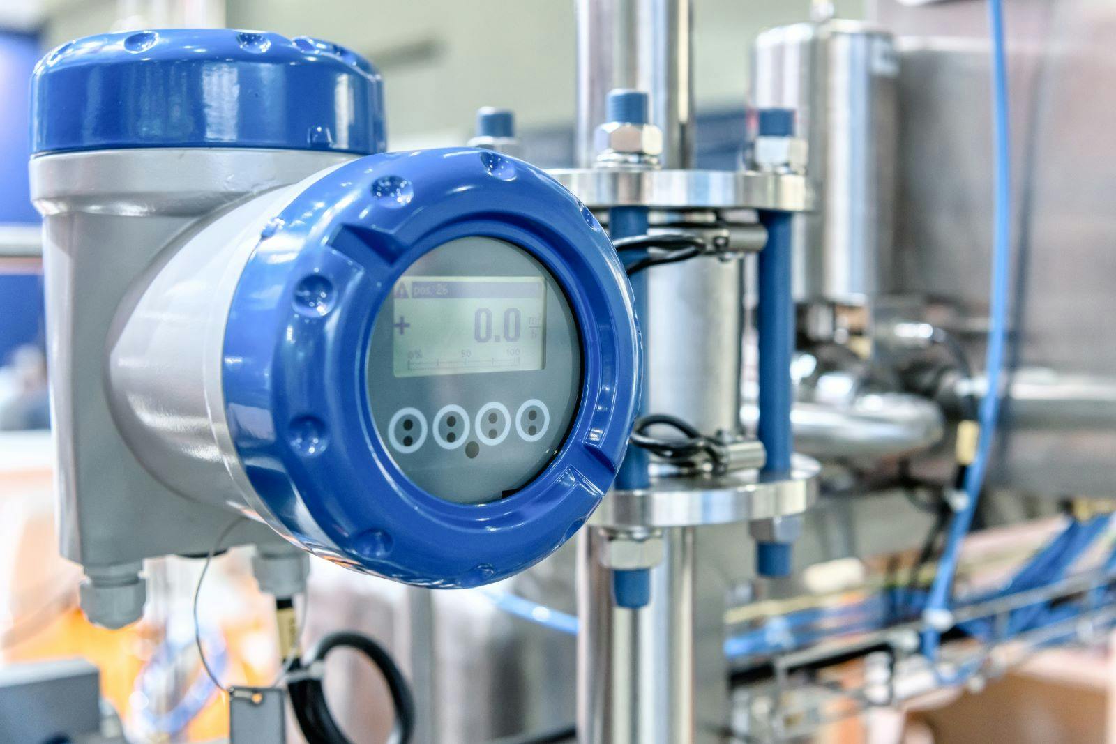 Measuring digital flowmeter