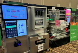 A display shows the integration of Intel's Policy Engine technology into Schneider Electric's EcoStruxture Automation Expert at the 2024 ARC Industry Leader Forum. A display shows the integration of Intel's Policy Engine technology into Schneider Electric's EcoStruxture Automation Expert at the 2024 ARC Industry Leader Forum.