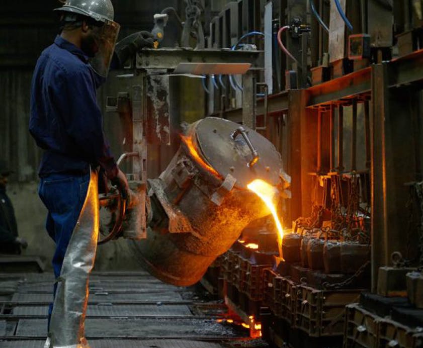 Figure 1: Ferroloy iron foundry in Wichita, Kan., worked with system integrator Artek Integrated Solutions to build and configure a server-based MySQL database; link it with Inductive Automation&rsquo;s web-based Ignition SCADA software and Tag Historian module; establish a centralized repository for maximizing data collection and analytics; and identify trends and shift reports almost in real time. Ignition also helps the foundry secure data from its Hitachi and Heraeus equipment, connect with PLCs on its Sinto molding machines, and directly access its B&L Odyssey ERP system.