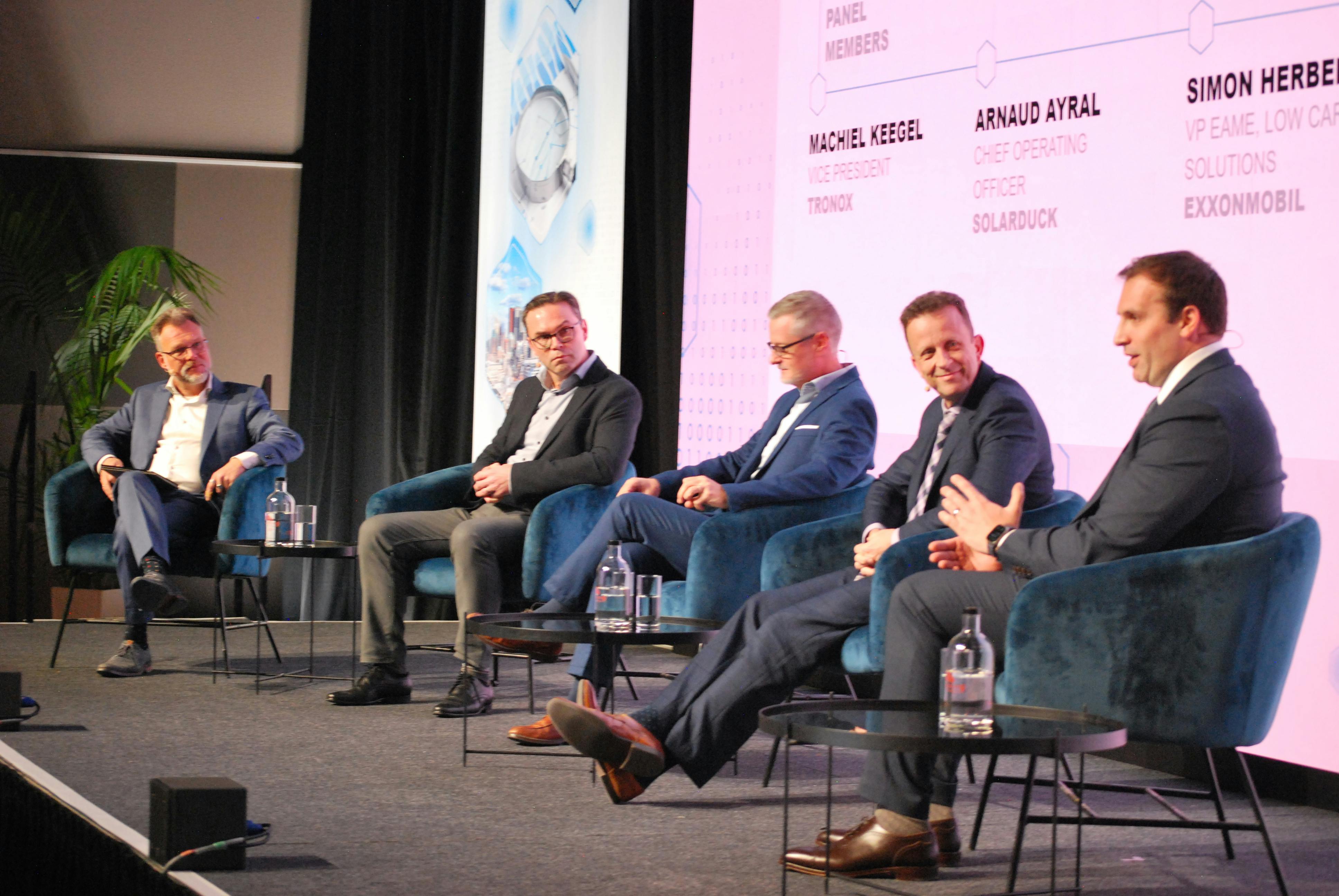 Energy transition panel at Honeywell Users Group 2025 in The Hague