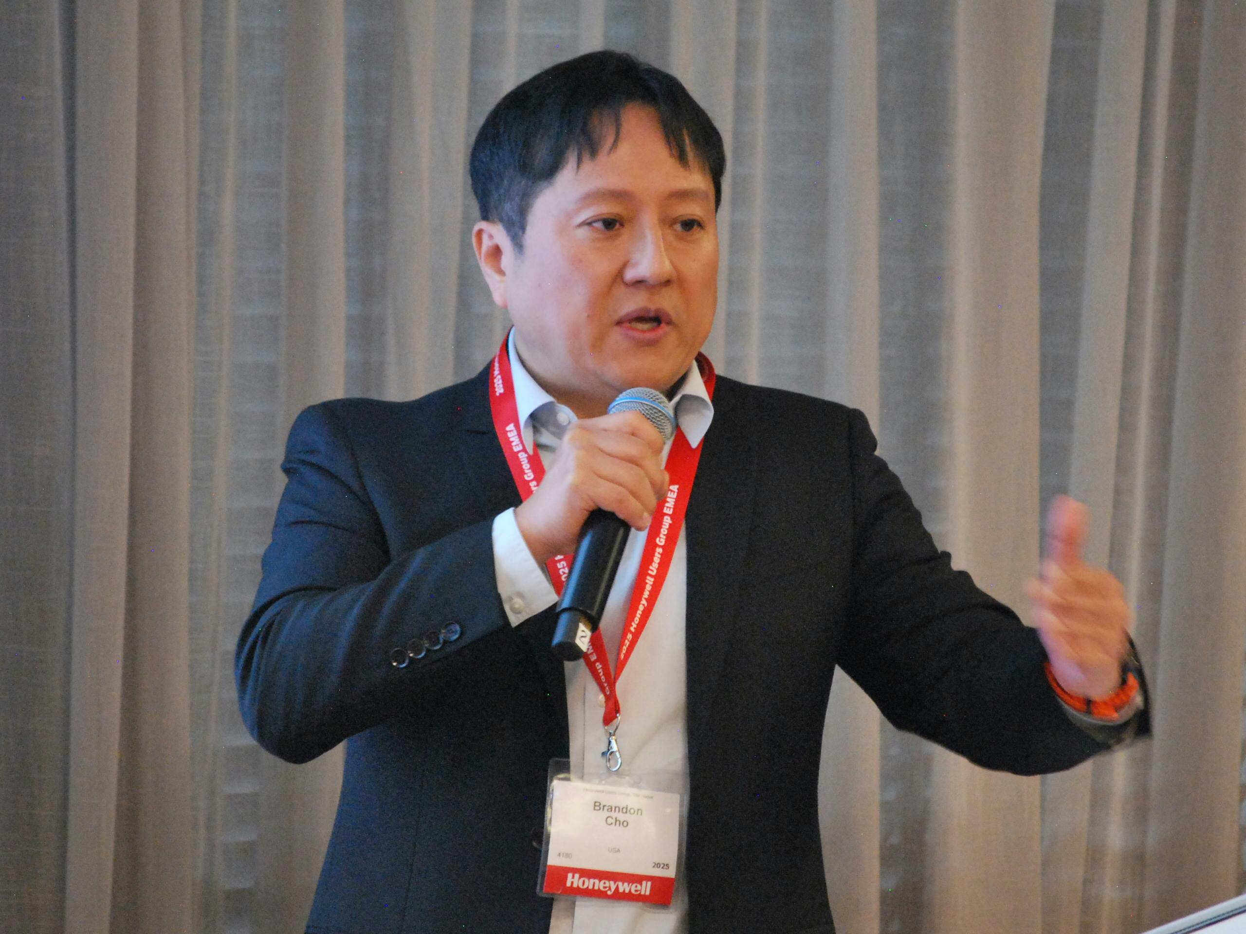 Brandon Cho, Honeywell, at Honeywell Users Group 2025 in The Hague