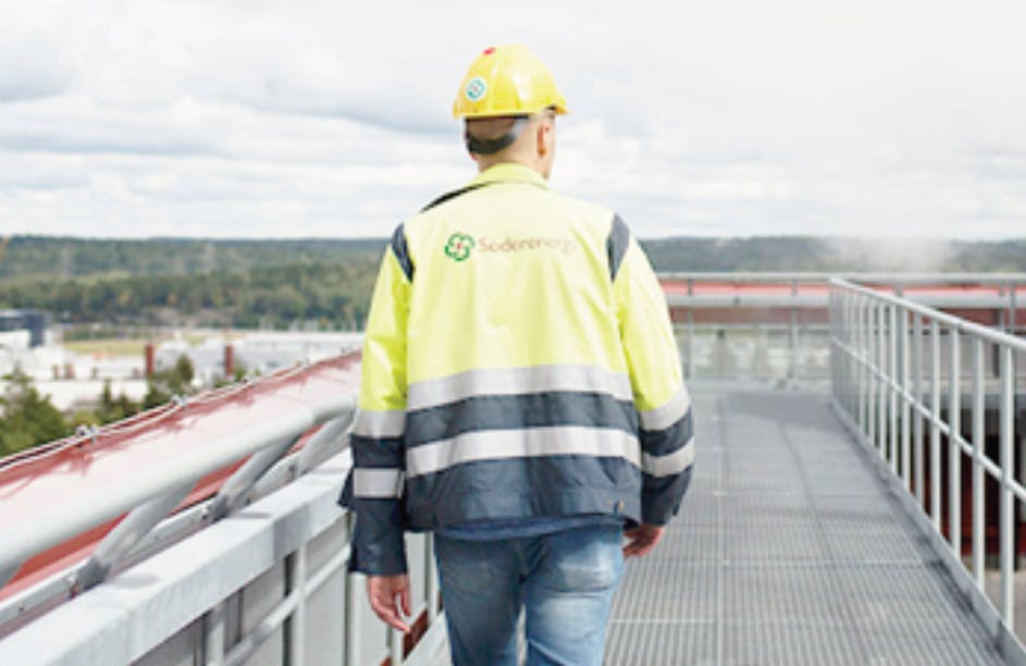 Figure 1: Sweden-based S&ouml;derenergi included cybersecurity monitoring when it migrated from manual control system monitoring to ABB Ability 800xA distributed controls and ServicePort software-based service platform.