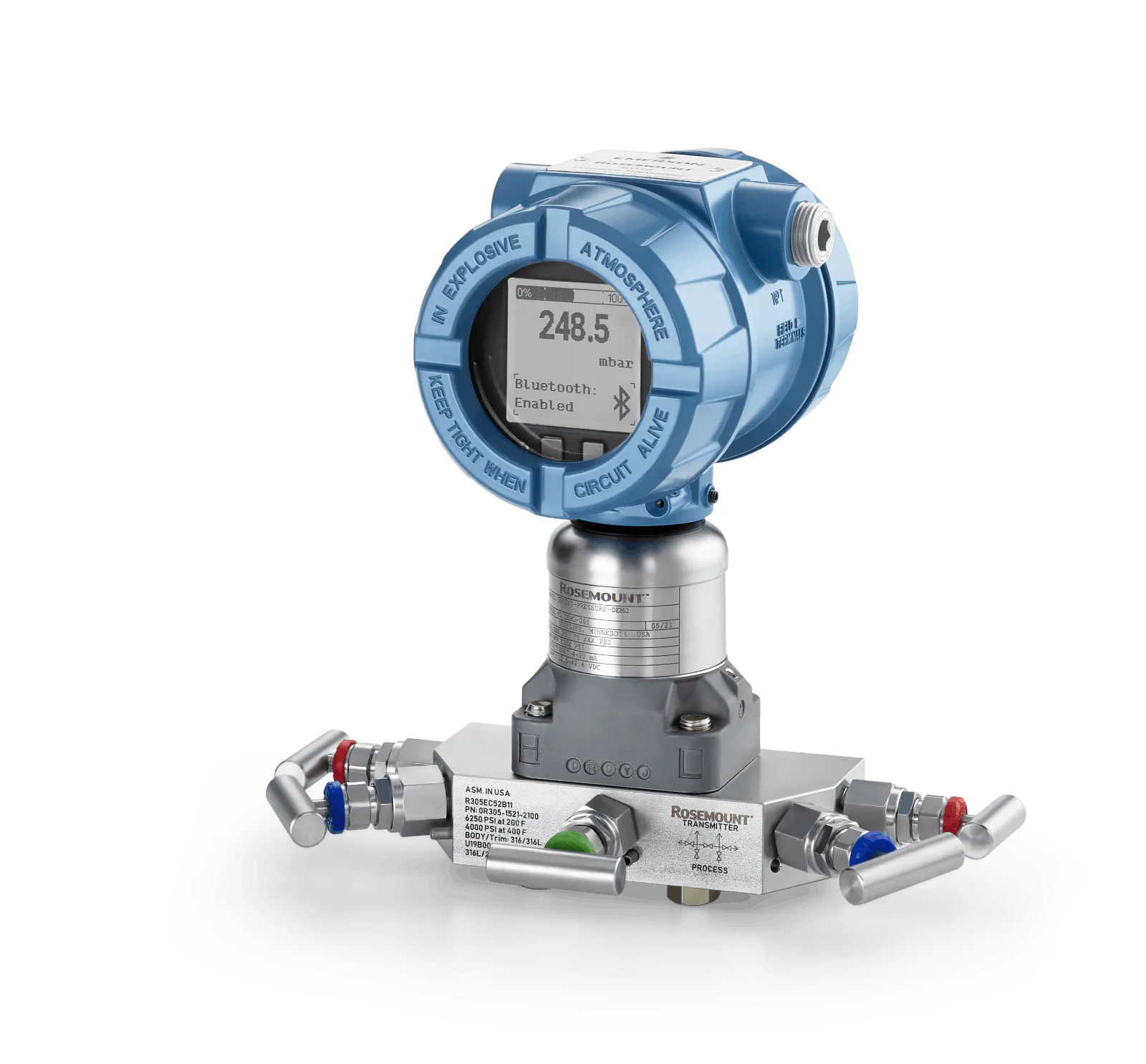 Rosemount 4051S pressure transmitter can deliver real-time, local, on/off control for equipment in some applications. Rosemount 4051S pressure transmitter can deliver real-time, local, on/off control for equipment in some applications.