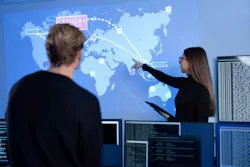 Professional cyber security team working to prevent security threats, find vulnerability and solve incidents Professional cyber security team working to prevent security threats, find vulnerability and solve incidents