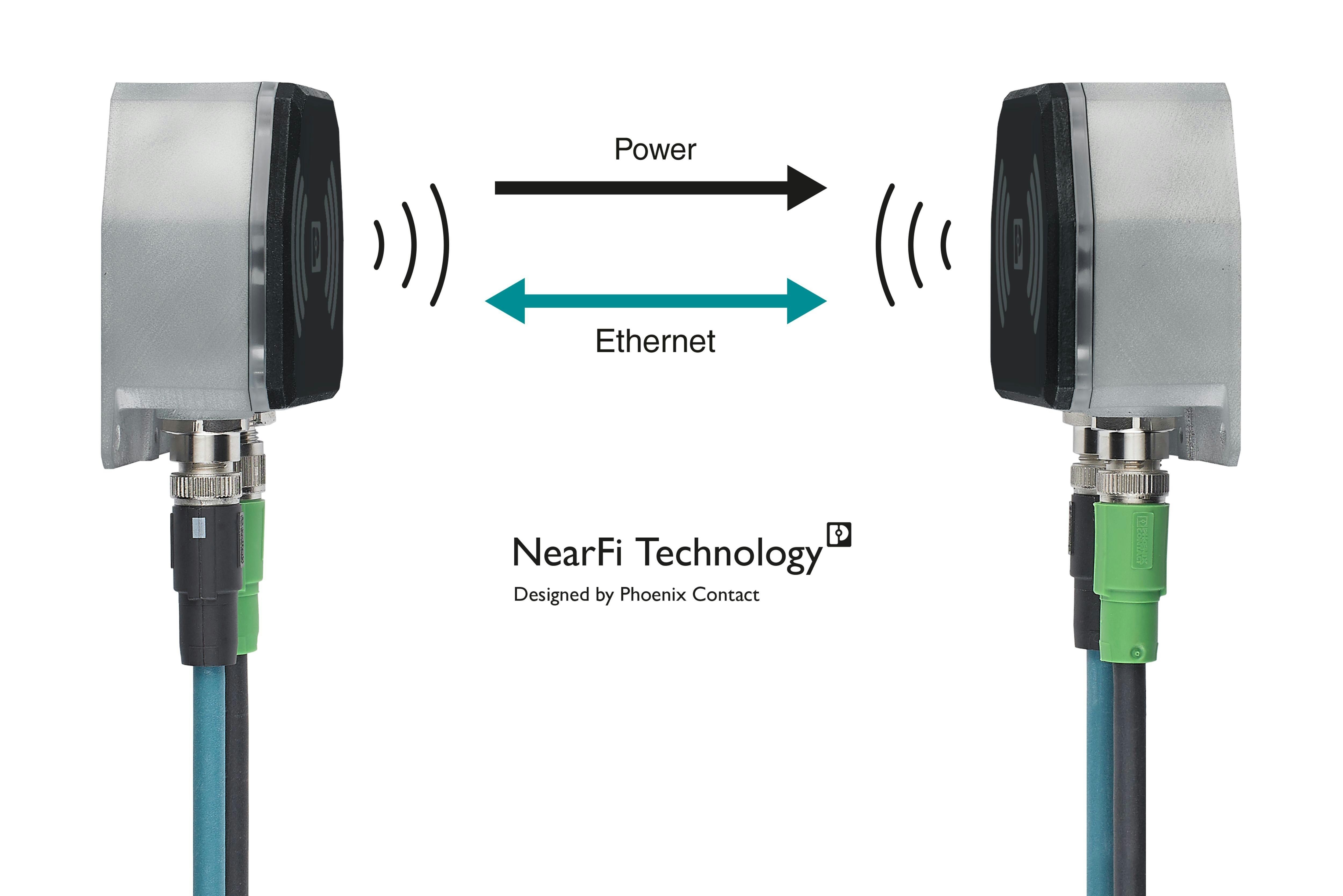 Phoenix Contact's wireless NearFi technology communicating