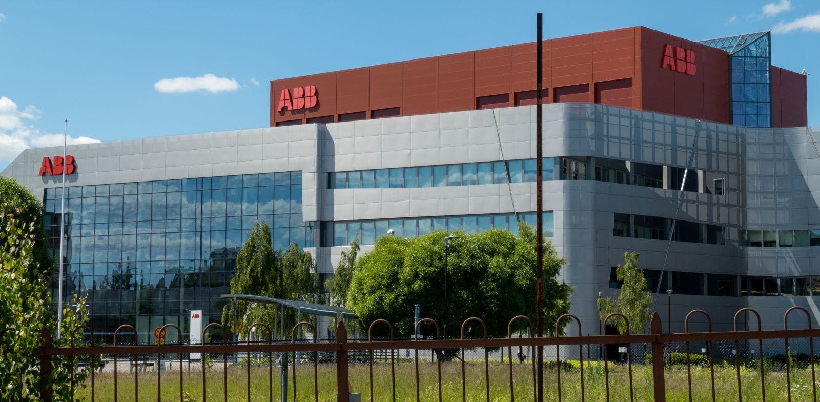Exterior shot of ABB company office in Ludvika, Sweden