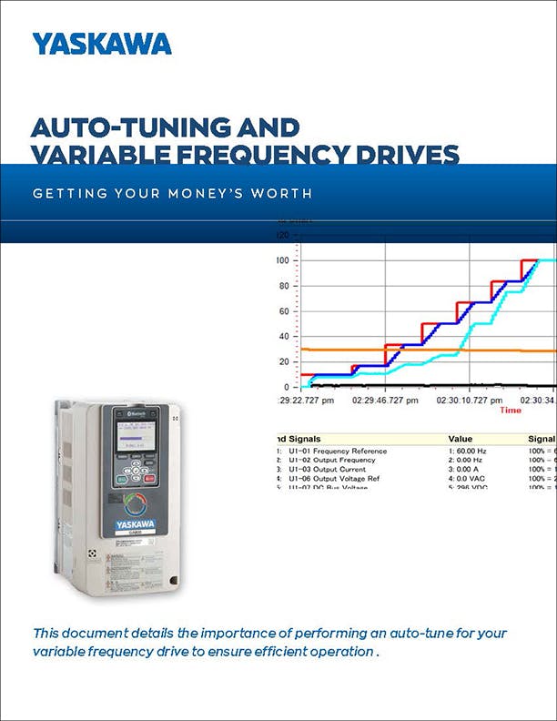 Auto-Tuning and Variable Frequency Drives