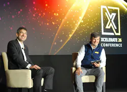 Fluke Reliability's Parker Burke and Jay Hack at the Xcelerate 26 conference in Austin, Texas Fluke Reliability's Parker Burke and Jay Hack at the Xcelerate 26 conference in Austin, Texas