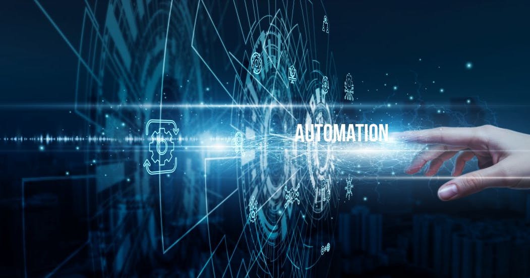 Hand of process engineer touching efficient automation data workflows systems robotics, optimization innovation productivity tasks integration transformation digital solutions.