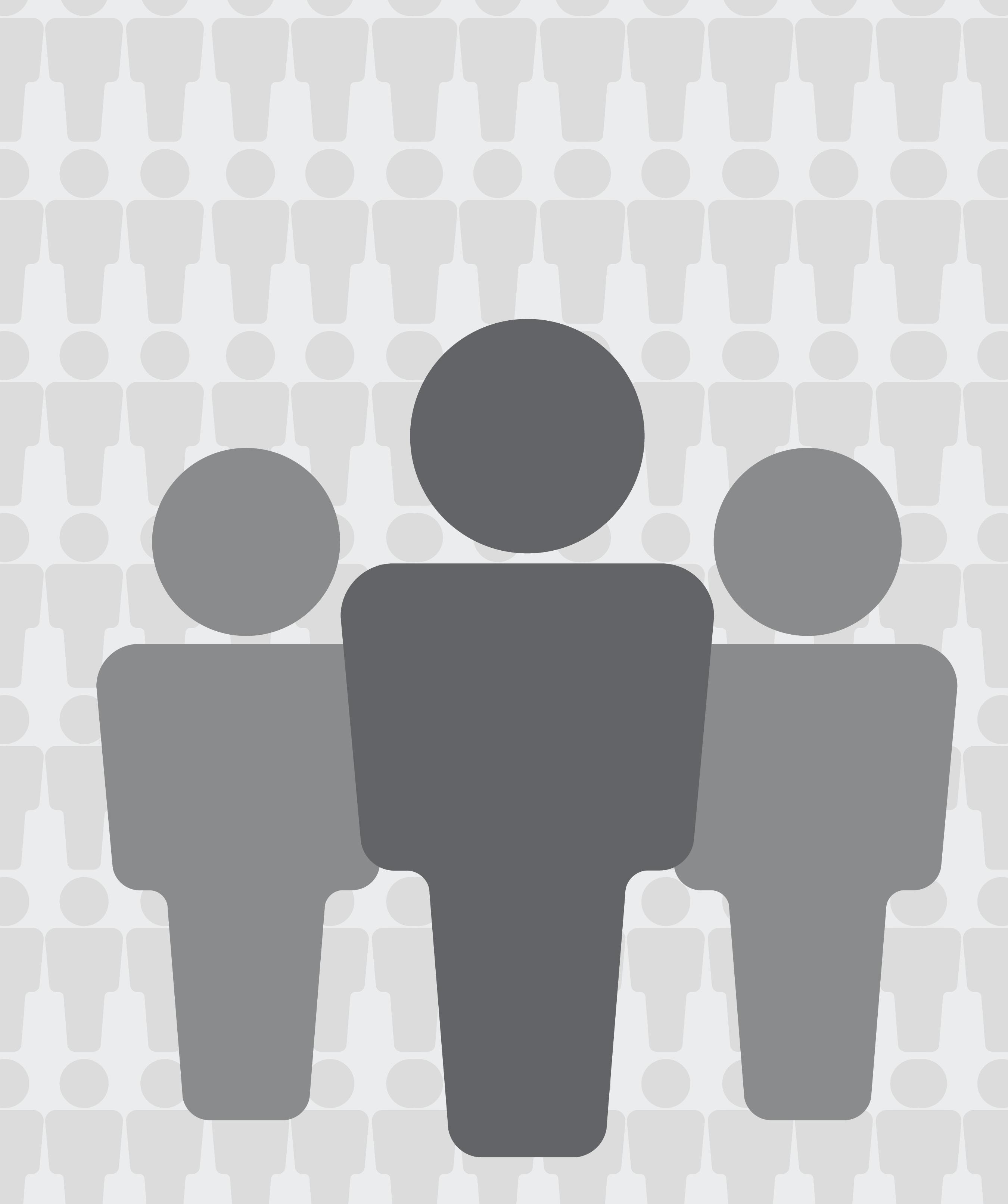 cooperative purchasing graphic of three figures