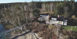 Drone view of home Drone view of home