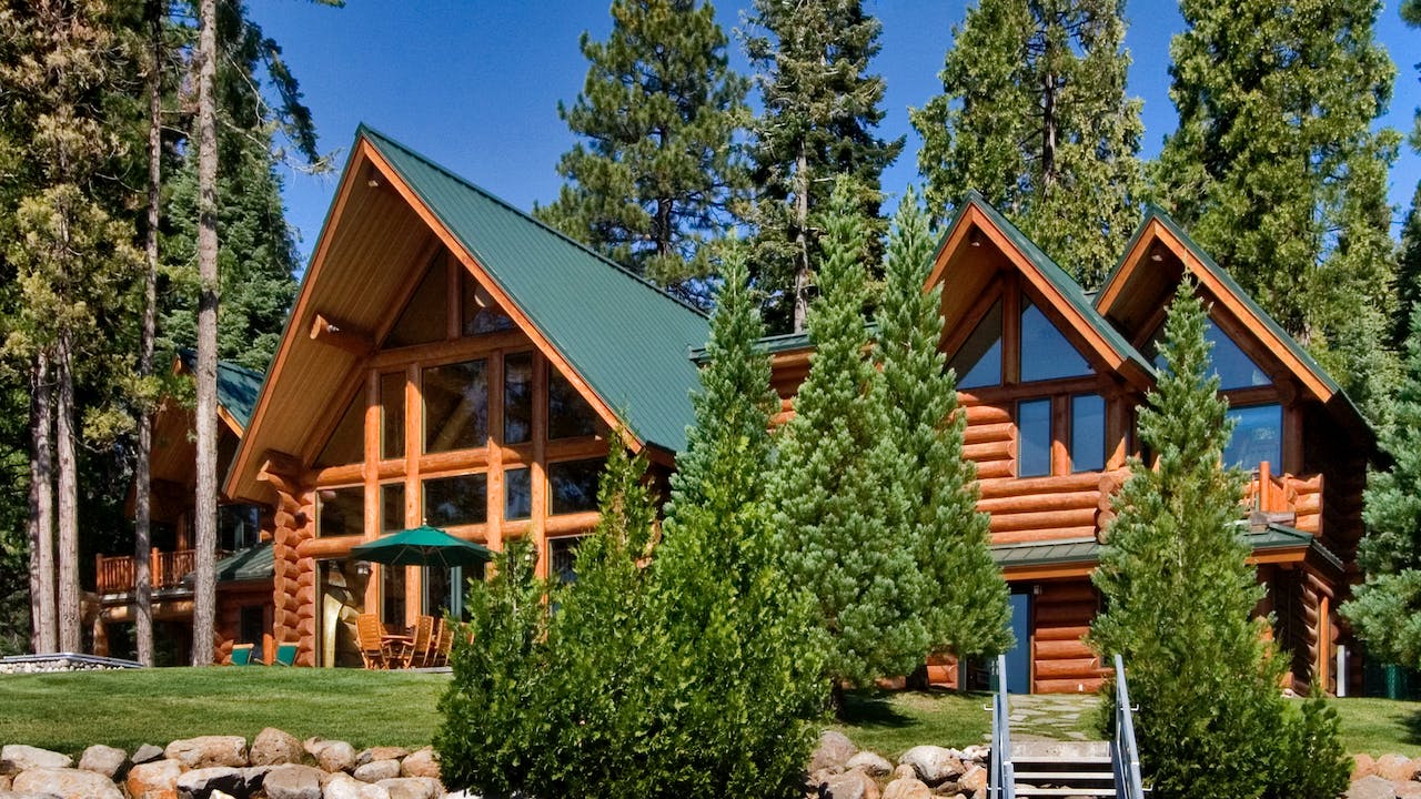 custom log cabin