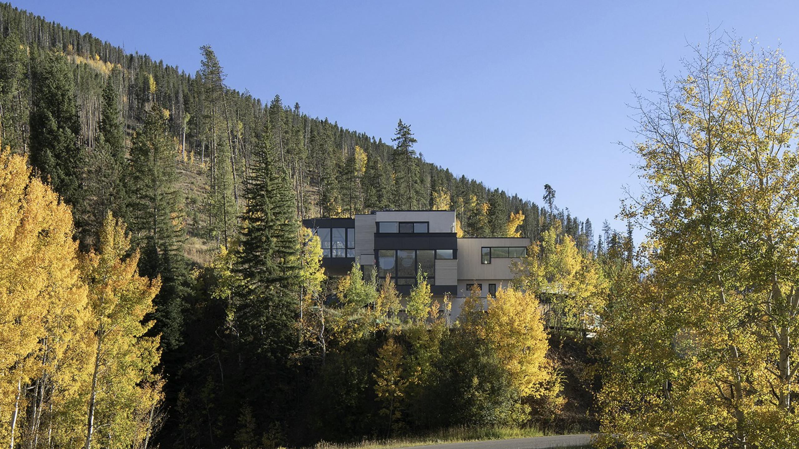 Brandon Architects-designed home on a hill in Vail