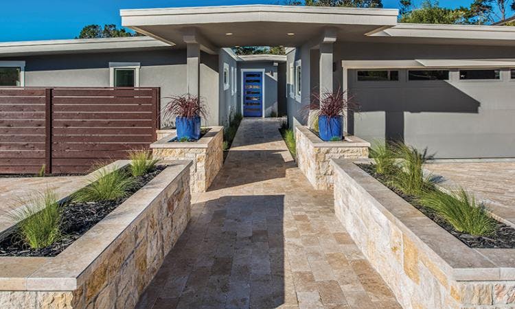 Exterior of remodeled home by John Lewis