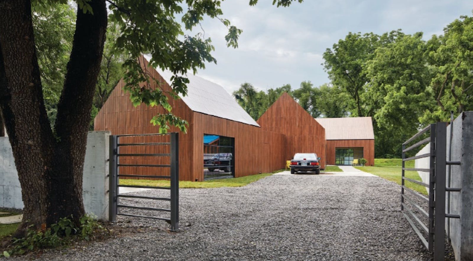 Exterior of house built by U of Kansas architecture students