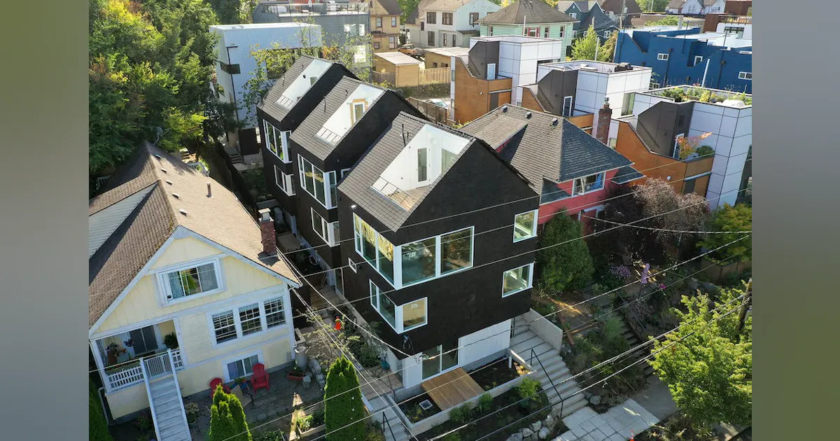 Maximizing Light and Space: Hybrid's Infill Homes in Seattle ...