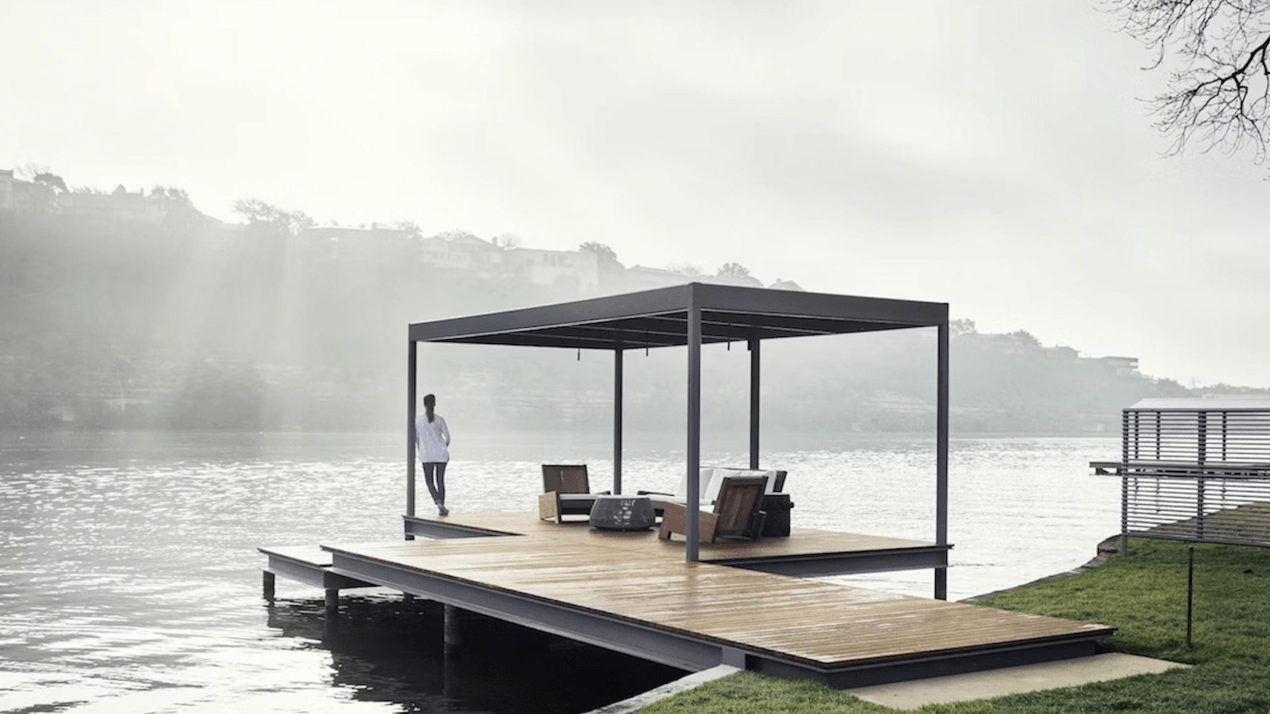 Lake Austin deck over the water