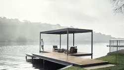 Lake Austin deck over the water Lake Austin deck over the water