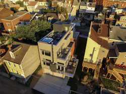 Pittsburgh rowhouse custom home urban infill Pittsburgh rowhouse custom home urban infill