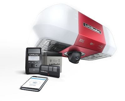 LiftMaster garage door opener with smart camera