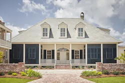 Classical-architecture-front-view-Louisiana-Bayou-house Classical-architecture-front-view-Louisiana-Bayou-house