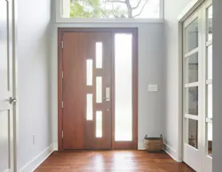 Allandale Mid-Century home entryway Allandale Mid-Century home entryway