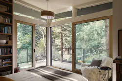 second floor view from modern redwood cottage second floor view from modern redwood cottage