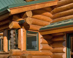 custom log cabin exterior wall and window custom log cabin exterior wall and window