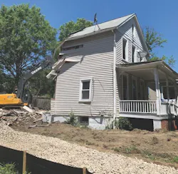 House ready for tear down House ready for tear down