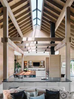 Skylight ridge in Texas vacation home Skylight ridge in Texas vacation home