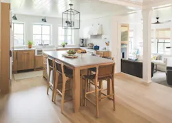 Kitchen in high-performance, net zero house in Jamestown, RI Kitchen in high-performance, net zero house in Jamestown, RI