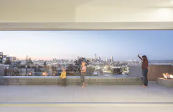 Breathtaking views from the outdoor living space of a Potrero Hill, Calif., home designed by Sidell Pakravan Architects Breathtaking views from the outdoor living space of a Potrero Hill, Calif., home designed by Sidell Pakravan Architects