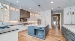 Newly remodeled kitchen that is aging-friendly for homeowners who want to age in place Newly remodeled kitchen that is aging-friendly for homeowners who want to age in place