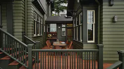 Exterior shot of Seattle Craftsman home Exterior shot of Seattle Craftsman home