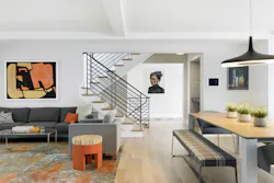 Kitchen/living area at the home Kitchen/living area at the home