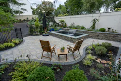 Seating area in the outdoor space Seating area in the outdoor space