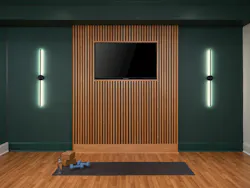 Wood-like flooring found throughout workout area Wood-like flooring found throughout workout area