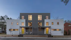 Exterior of Ballston duplex Exterior of Ballston duplex