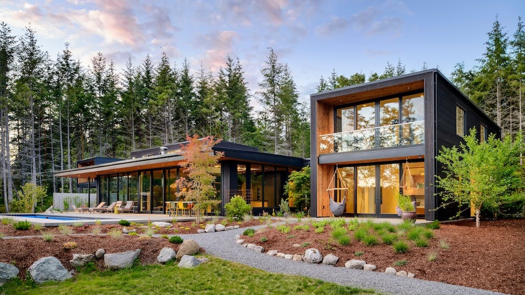 Exterior of Deer Harbor Home