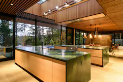 Open concept kitchen at Deer Harbor home Open concept kitchen at Deer Harbor home